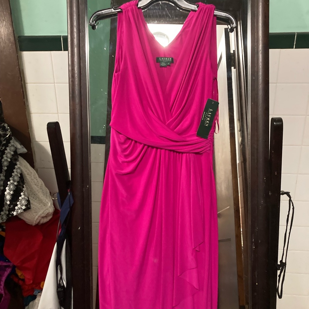 Ralph Lauren new dress tropical pink size 8 for women